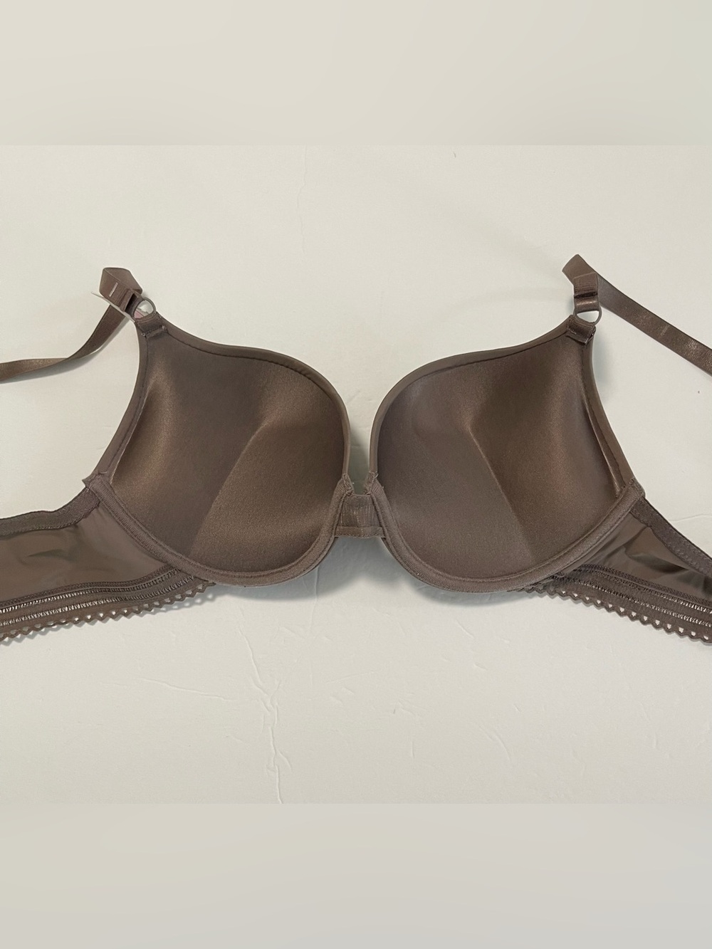 Super Extra Push Up Extreme Padded Plunge Add 2 Cup Size Bombshell  Bra. NWT